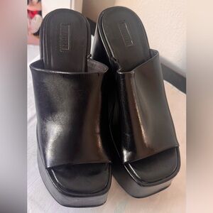 Elegant Black Women's Platform Shoes